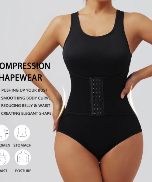 Effortless 3-Row Front-Hook Core Holdwear Bodysuit - Image 5